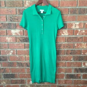 House of Harlow 1960 Green Polo Sweater Midi Dress